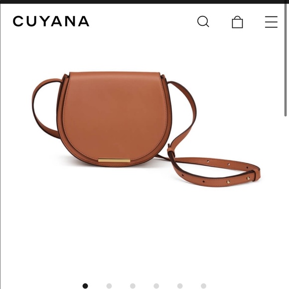 NEW 💝 CUYANA Mini Saddle Bag Caramel - Picture 9 of 16